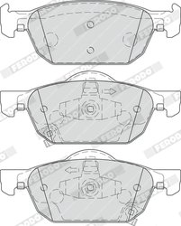 Set placute frana Ferodo FDB4269