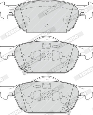 Set placute frana Ferodo FDB4269