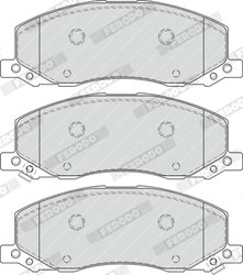 SET PLACUTE FRANA FERODO FDB4278 - Compatibil cu OPEL, SAAB, VAUXHALL