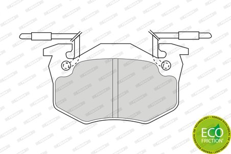 Set placute frana Ferodo FDB428B
