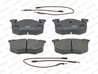 Set placute frana Ferodo FDB428B