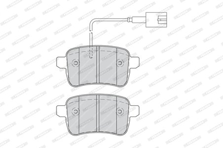 Set placute frana Ferodo FDB4308