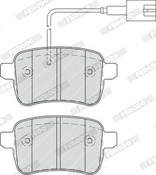 Set placute frana Ferodo FDB4308