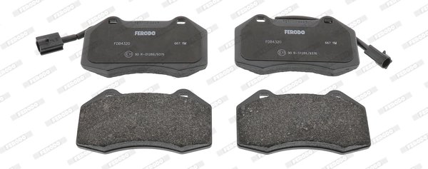 SET PLACUTE FRANA FERODO FDB4320 - Compatibil cu ABARTH, ALFA ROMEO