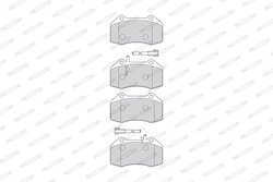 SET PLACUTE FRANA FERODO FDB4320 - Compatibil cu ABARTH, ALFA ROMEO
