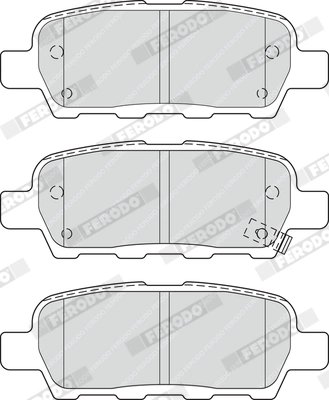 Set placute frana Ferodo FDB4324