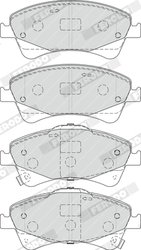 Set placute frana Ferodo FDB4326