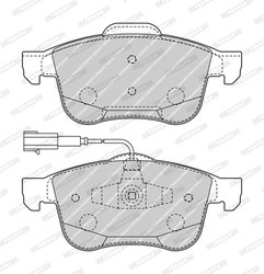 Set placute frana Ferodo FDB4338