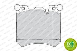 Set placute frana Ferodo FDB4351