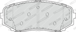Set placute frana Ferodo FDB4365