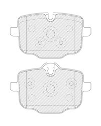 Set placute frana Ferodo FDB4381