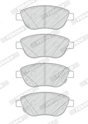 Set placute frana Ferodo FDB4458