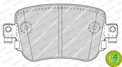 Set placute frana Ferodo FDB4485