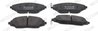 SET PLACUTE FRANA FERODO FDB4496 - Compatibil cu CHEVROLET
