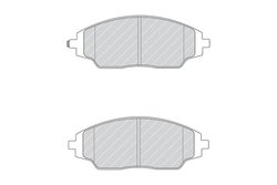 SET PLACUTE FRANA FERODO FDB4496 - Compatibil cu CHEVROLET