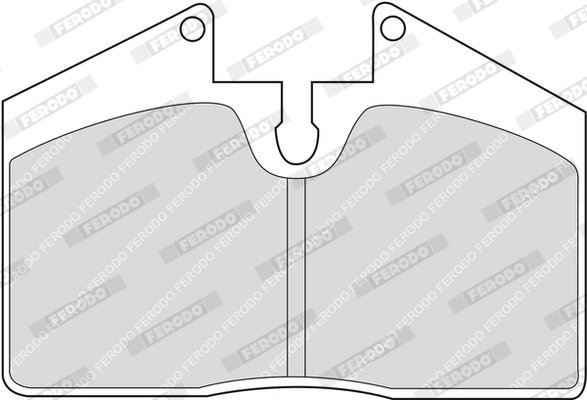 SET PLACUTE FRANA FERODO FDB451 - Compatibil cu FERRARI, LAMBORGHINI, MASERATI, PORSCHE