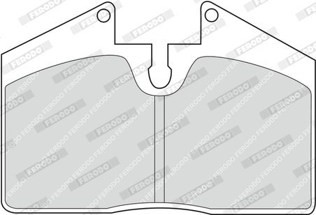 SET PLACUTE FRANA FERODO FDB451 - Compatibil cu FERRARI, LAMBORGHINI, MASERATI, PORSCHE
