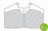 SET PLACUTE FRANA FERODO FDB451 - Compatibil cu FERRARI, LAMBORGHINI, MASERATI, PORSCHE