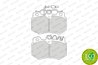 Set placute frana Ferodo FDB455