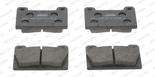 SET PLACUTE FRANA FERODO FDB461 - Compatibil cu SKODA, WARTBURG