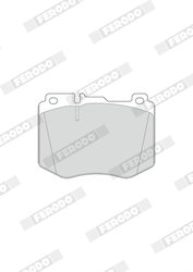 Set placute frana Ferodo FDB4608