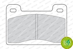 SET PLACUTE FRANA FERODO FDB461 - Compatibil cu SKODA, WARTBURG