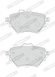 SET PLACUTE FRANA FERODO FDB4680 - Compatibil cu BYD, CITROEN, DS, FIAT, HAVAL, OPEL, PEUGEOT, TOYOTA, VAUXHALL