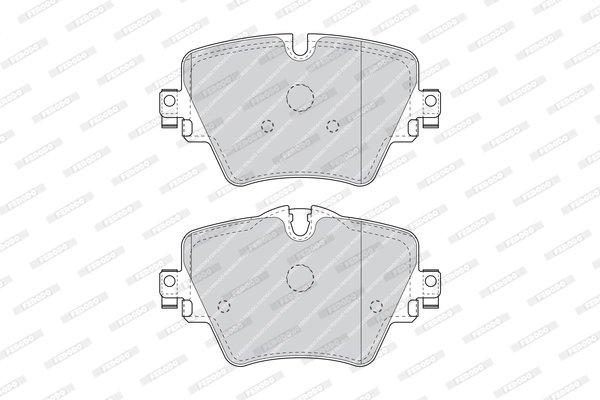 SET PLACUTE FRANA FERODO FDB4689 - Compatibil cu BMW, MINI, TOYOTA