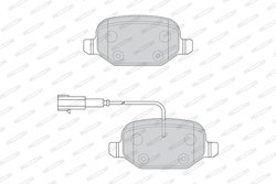 SET PLACUTE FRANA FERODO FDB4692 - Compatibil cu ALFA ROMEO, FIAT
