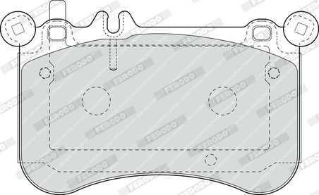 Set placute frana Ferodo FDB4696