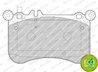 Set placute frana Ferodo FDB4696