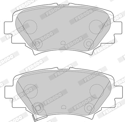 SET PLACUTE FRANA FERODO FDB4700 - Compatibil cu MAZDA