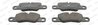 SET PLACUTE FRANA FERODO FDB4713 - Compatibil cu PORSCHE