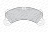 SET PLACUTE FRANA FERODO FDB4717 - Compatibil cu PORSCHE