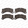 SET PLACUTE FRANA FERODO FDB4717 - Compatibil cu PORSCHE