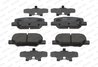 SET PLACUTE FRANA FERODO FDB4739 - Compatibil cu CITROEN, MAZDA, MITSUBISHI, PEUGEOT
