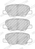 SET PLACUTE FRANA FERODO FDB4739 - Compatibil cu CITROEN, MAZDA, MITSUBISHI, PEUGEOT