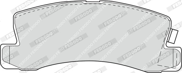Set placute frana Ferodo FDB478