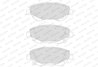 SET PLACUTE FRANA FERODO FDB4824 - Compatibil cu TOYOTA