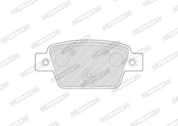 Set placute frana Ferodo FDB4829