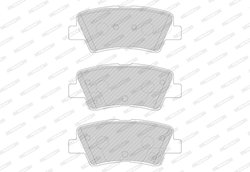 Set placute frana Ferodo FDB4833