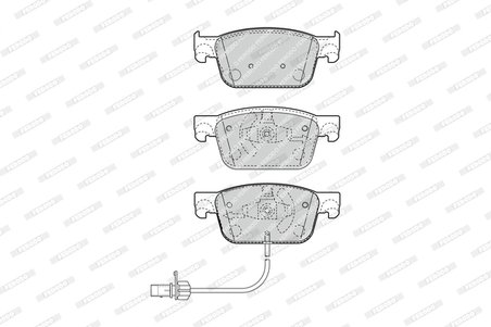 Set placute frana Ferodo FDB4871
