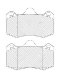 Set placute frana Ferodo FDB4887
