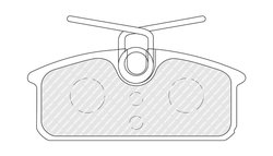 SET PLACUTE FRANA FERODO FDB4893 - Compatibil cu RENAULT