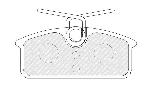 SET PLACUTE FRANA FERODO FDB4893 - Compatibil cu RENAULT