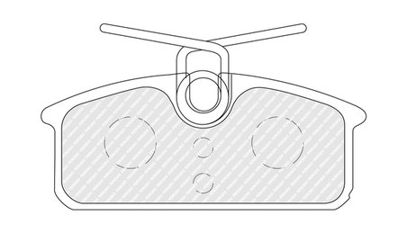 SET PLACUTE FRANA FERODO FDB4893 - Compatibil cu RENAULT
