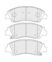 Set placute frana Ferodo FDB4920