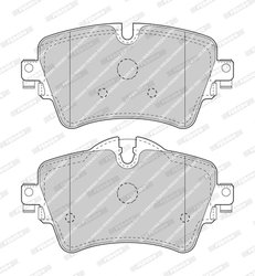 Set placute frana Ferodo FDB4945
