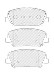 SET PLACUTE FRANA FERODO FDB4984 - Compatibil cu HYUNDAI, KIA