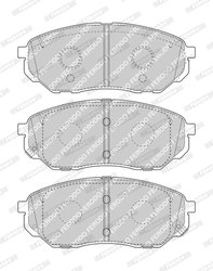 SET PLACUTE FRANA FERODO FDB4983 - Compatibil cu HYUNDAI, KIA